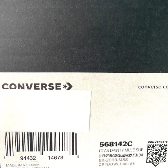 🌸Spring Sale🌸 Converse Chuck Taylor AS DAINTY MULE SLIP Women's Size 7 568142C - Picture 2 of 7